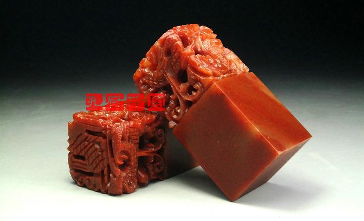 寿山石印章料五龙金石篆刻玉玺 雕刻手工藏书章书画书法姓名闲章