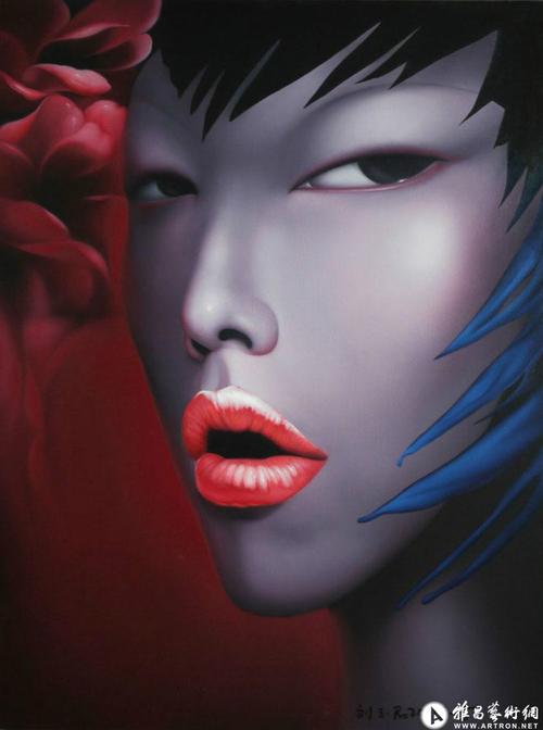 刘玉君现代油画作品
