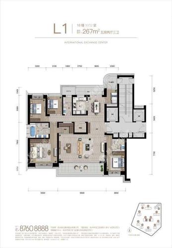 信达中心杭州壹号院户型图