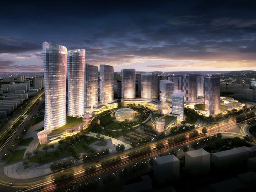 潍坊中央商务区暨清华力合神盾科技园项目举行开工奠基