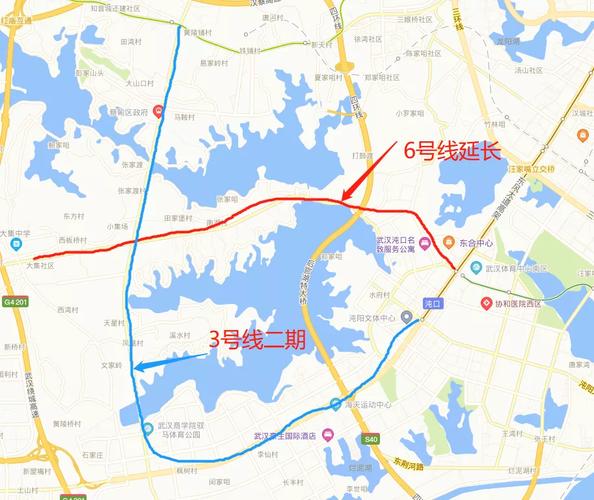 武汉地铁3号线线有望通过云轨通往天鹅湖大道蔡甸大集镇居民有福