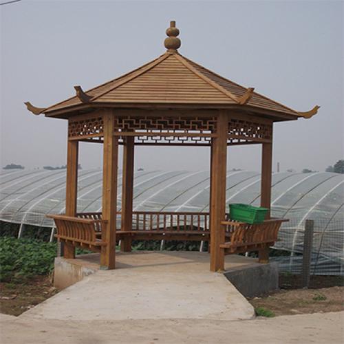 tz-4横板六角亭景区凉亭