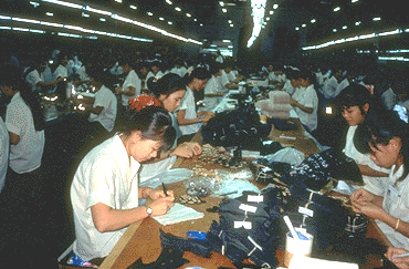 耐克nike世界各地的工厂