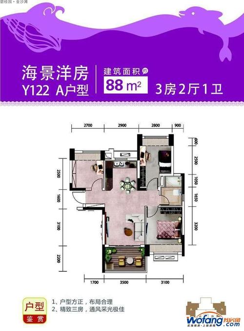 碧桂园·金沙滩三期y122-a户型