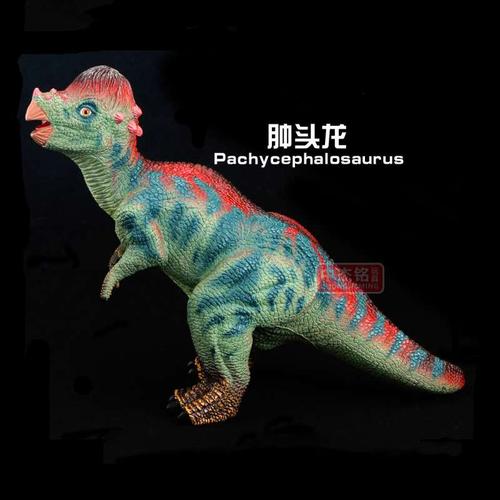 新品大号软胶肿头龙玩具会发声恐龙副栉龙腕龙戟龙霸王龙甲龙食