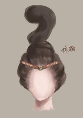 (最早出现于春秋战国)  也称额带,头箍,发箍,眉勒,脑包,汉族服饰