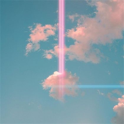 彩色云朵唯美微信头像,五彩缤纷非常的好看的