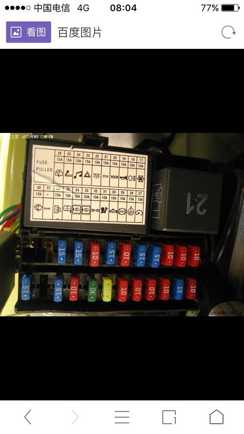 这两张小q保险盒示意图有什么不同