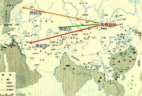 蒙古人的三次西征都打到哪里了?消灭了那些文明古国呢