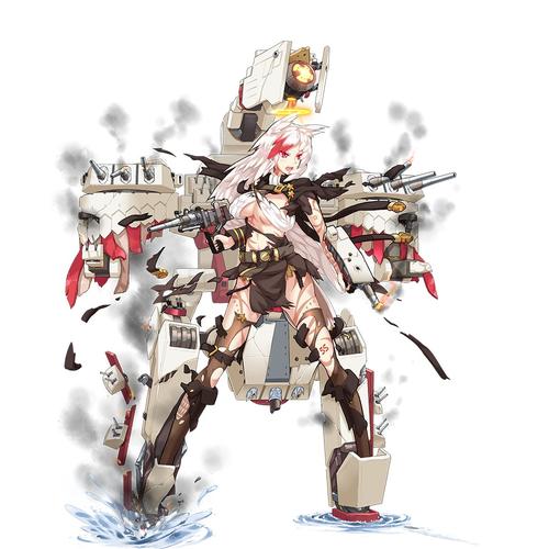 战舰少女r北卡罗来纳立绘属性 北卡大破图鉴