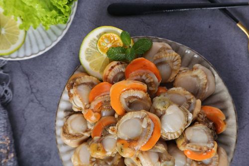 扇贝肉带黄扇贝肉冷冻新鲜大扇贝