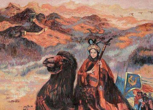 匈奴人呼其为宁胡阏氏.据说嫁过去两年,呼韩邪就死了.