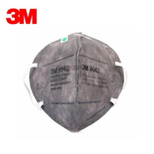 3m 9042防尘防异味防护口罩kn90二手烟防雾霾装修防甲醛工业口罩