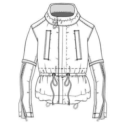 280例-服装工业款式图线稿模板(合集)!拿去参考