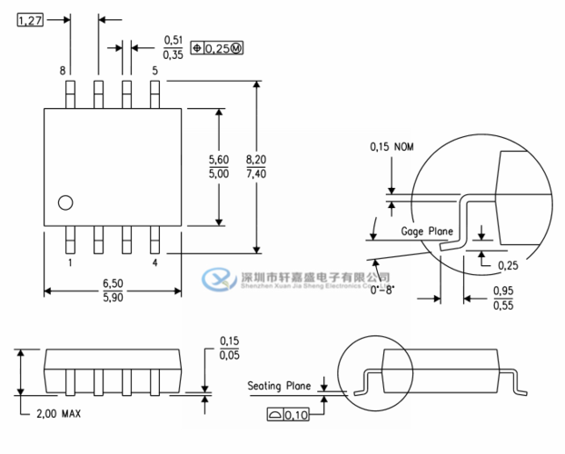 tl072cp 18v1.4a ti德州 tssop8 jfet输入运算放大器