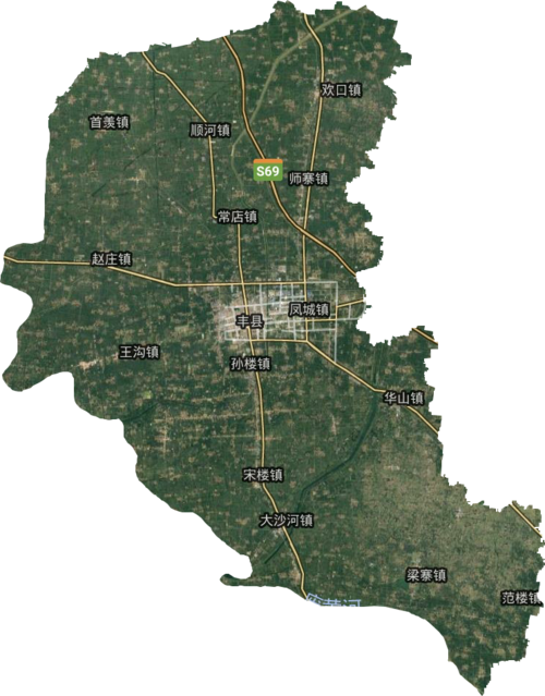 丰县地形图高清版大图