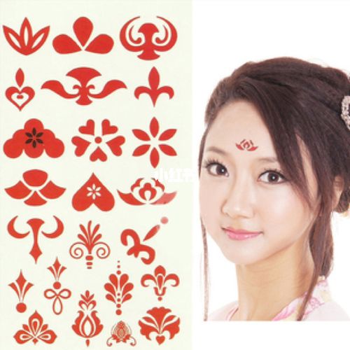 古风花钿怎么画63超全花钿参考图请收下