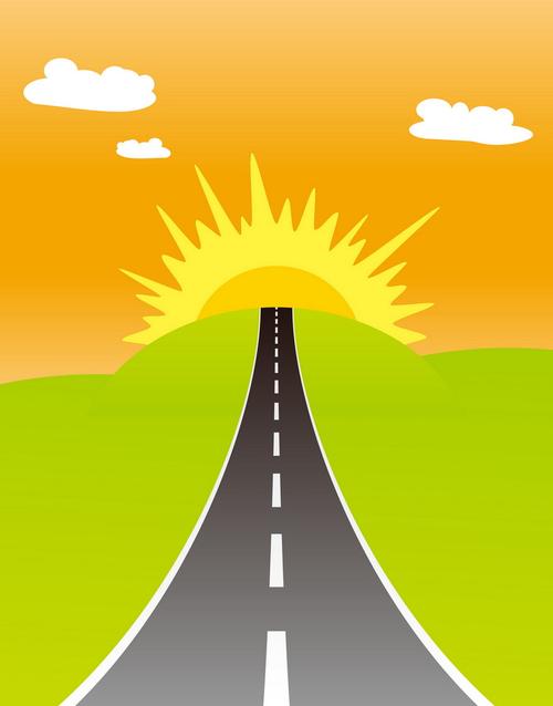 公路道路免抠素材免费下载_觅元素51yuansu.com