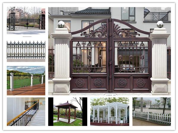 应注意的问题一材质及工艺制作铁艺大门采用的材料采用国标q-235钢