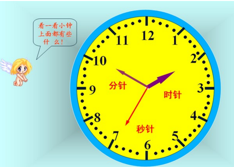 认识时针分针秒针的手抄报 大数的认识手抄报