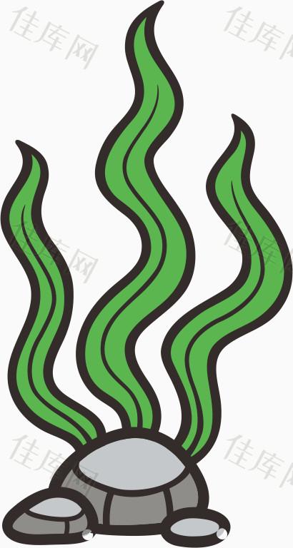 卡通海草