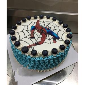 奥特曼黑猫警长龙猫曼联队徽蜘蛛侠儿童创意生日蛋糕成都同城配送