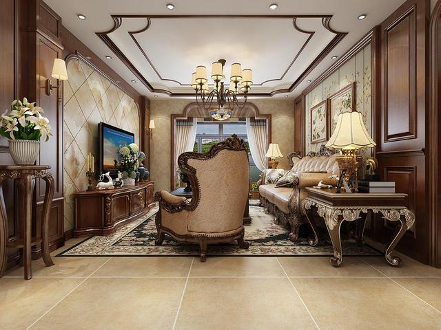 婆婆把130平米的房装修成这种美式风格,一进门就看呆了!