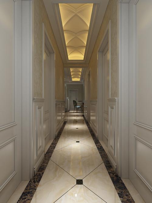 奢华欧式风格走廊吊顶装修效果图