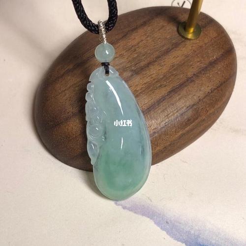 5*17.5*5mm 95 天然翡翠a货,福瓜吊坠