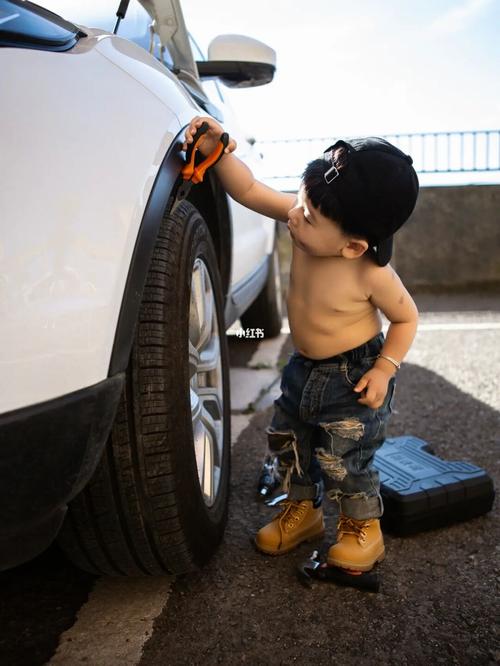 酷到爆炸99的修车仔太帅啦!|男孩创意照97
