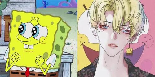 海绵宝宝拟人化后的"骚操作"珊迪成短发美女,派大星却很高冷