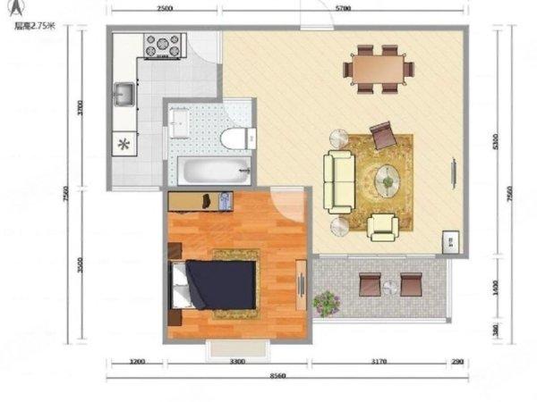 上海浦东临港新城宜浩欧景地铁旁新出一房.