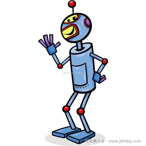 9张漂亮的机器人简笔画图片
