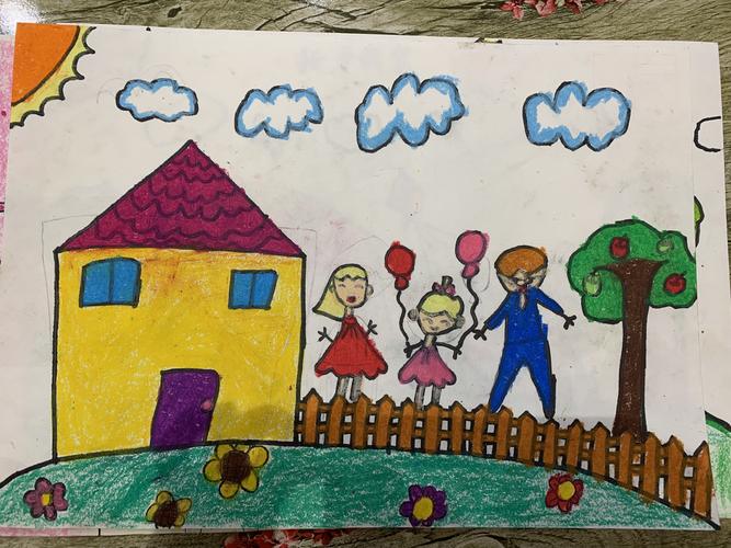 "我爱我家"亲子绘画活动!