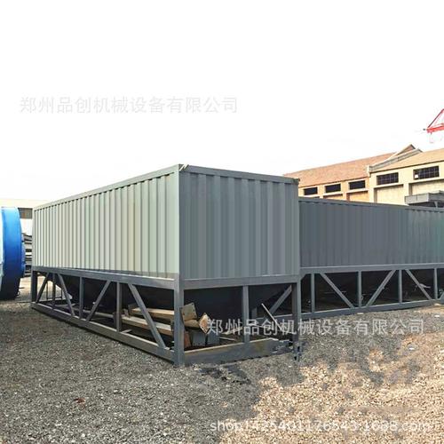 热销卧式粉煤灰储料仓 搅拌站免基础水泥仓 50方集装箱式水泥罐