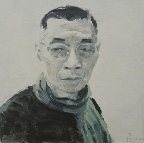 汪莺莺 《傅雷小像》40&times;40cm 2020