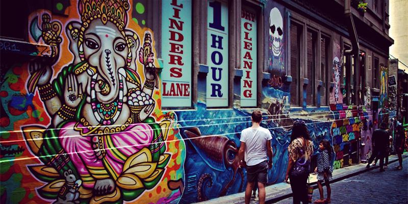 hoiser lane墨尔本涂鸦街