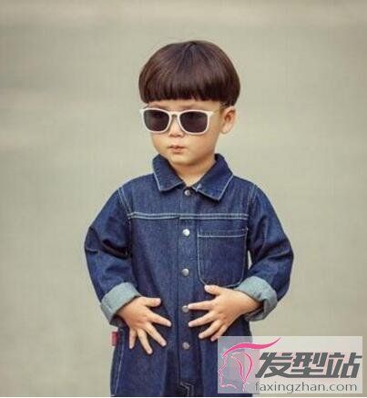 儿童发型男孩齐刘海短发自带呆萌属性非常好看