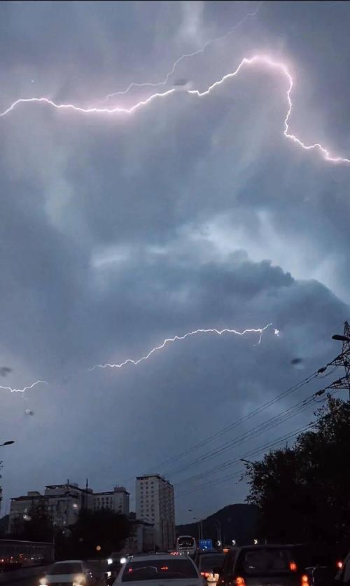 电闪雷鸣黄色预警