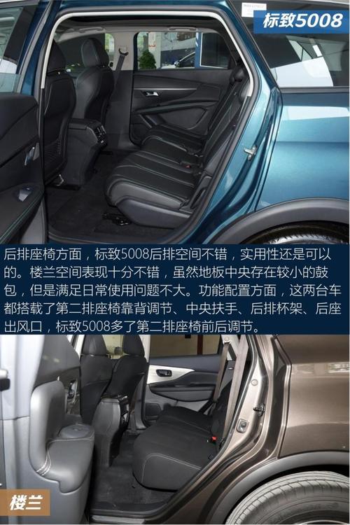 后排座椅方面,标致5008(参数|询价)后排空间表现不错,较大的乘坐空间
