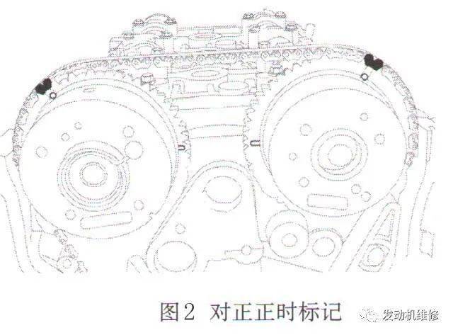 2013-～2018年道奇酷威2.4l发动机正时校对方法