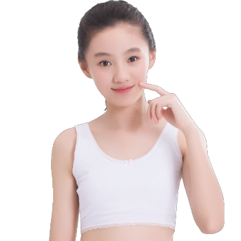 蕊派 少女发育文胸学生青春期棉女孩初中生小背心式女生女童内衣女