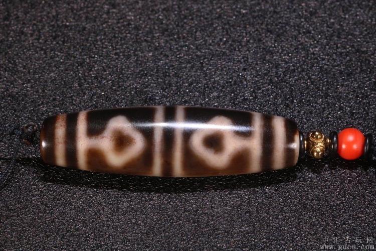 【藏传千年至纯朱砂四叶菩提天珠】