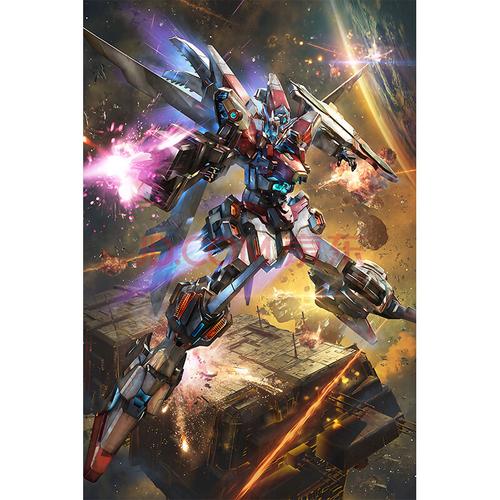 理卫新品机动战士高达seed强袭自由敢达动漫超大海报墙贴礼物定制012