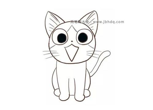 2分钟学会|画可爱的起司猫