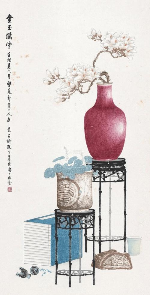 国画鉴赏|花卉博古画欣赏