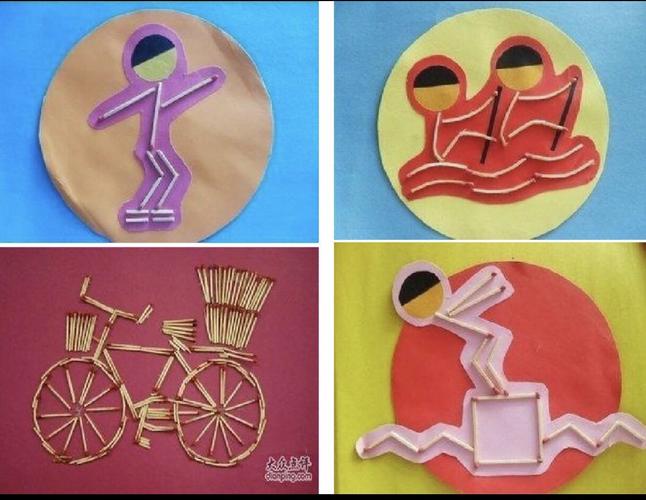 认识了解火柴的特点以及贴画的注意事项.       2.