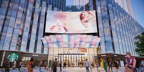 不同于常见的购物中心,dmc大茂城中庭采用挑高设计,360°全景视野