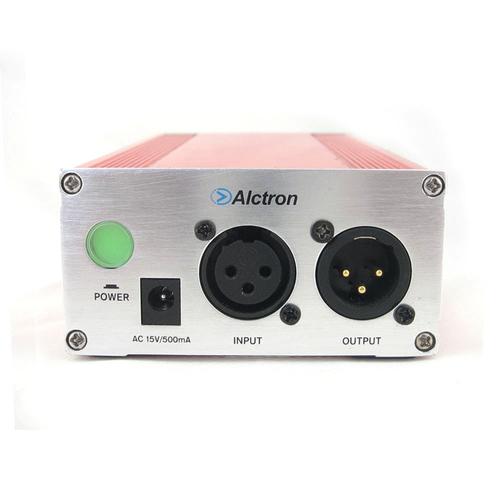 alctron/爱克创 ma-1动圈/无源铝带话筒净增益放大器话放