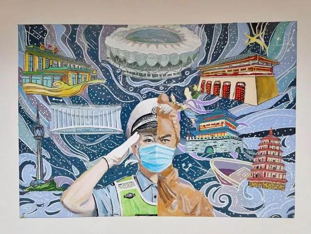 绽放经典时刻!来看绘画版的"护航十四运"